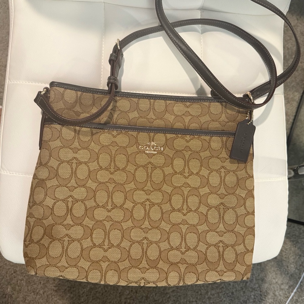 Coach Signature Canvas Crossbody Bag